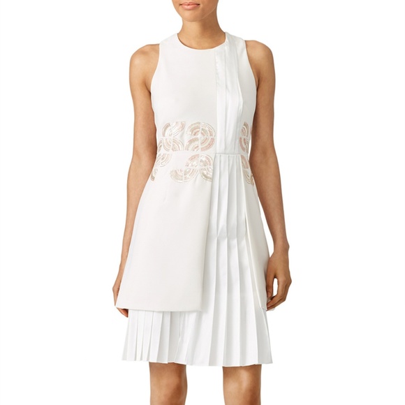 Bibhu Mohapatra Dresses & Skirts - Bibhu Mohapatra | Ivory Pleated Roundabout Dress